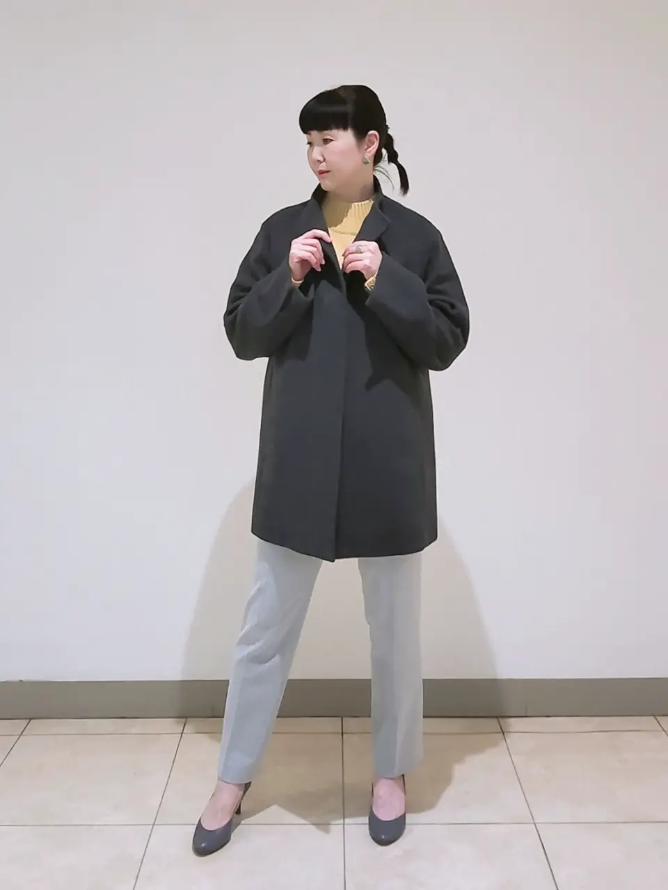 J.PRESS LADIES L スタッフ コーディネート画像