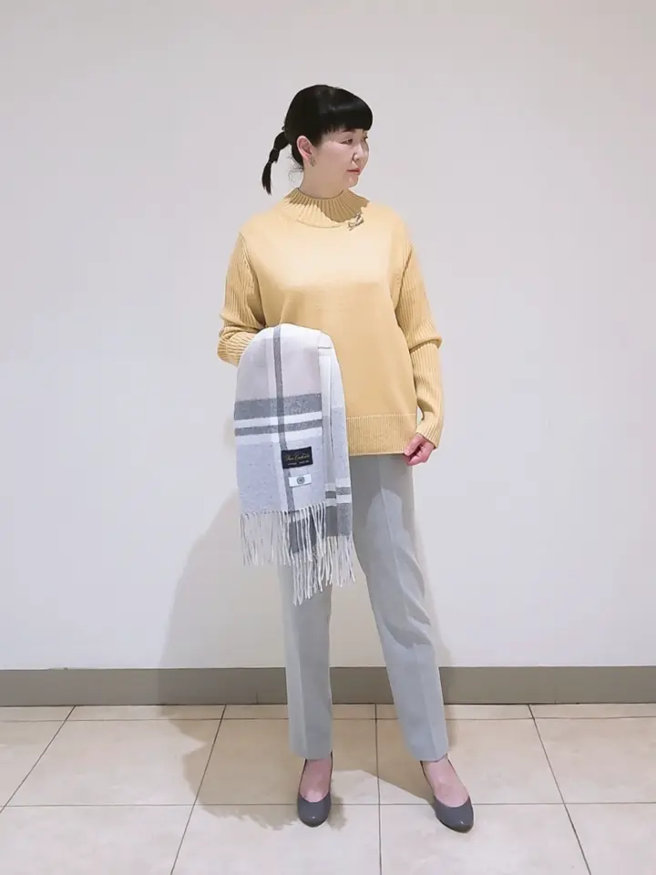 J.PRESS LADIES L スタッフ コーディネート画像