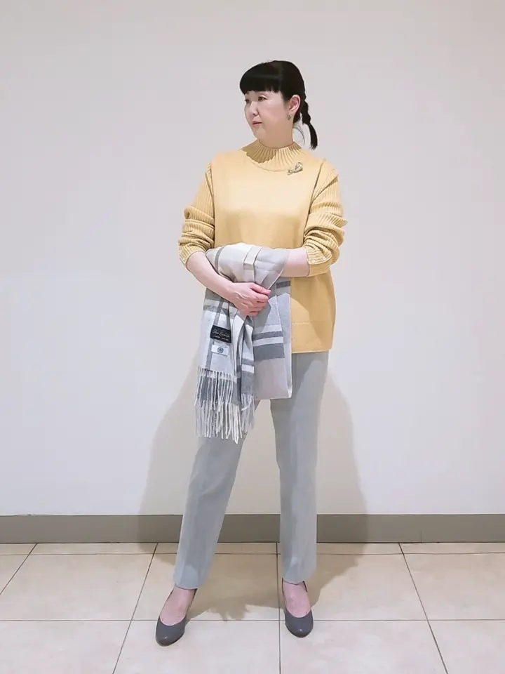 J.PRESS LADIES L スタッフ コーディネート画像