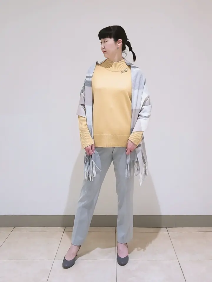 J.PRESS LADIES L スタッフ コーディネート画像