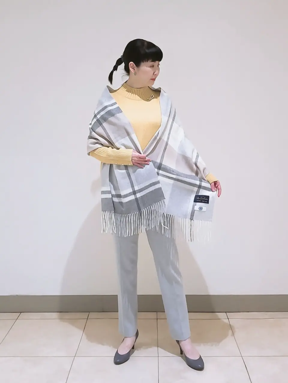 J.PRESS LADIES L スタッフ コーディネート画像