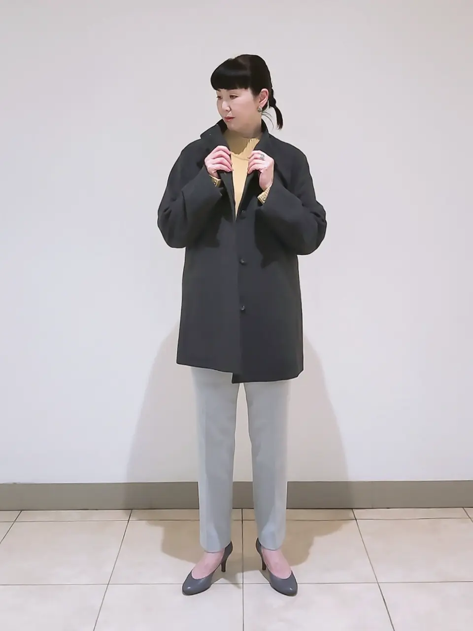 J.PRESS LADIES L スタッフ コーディネート画像