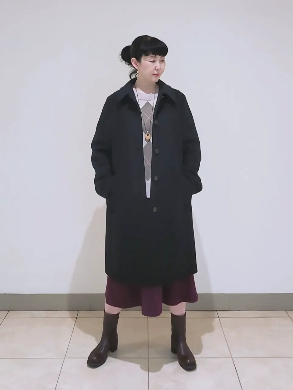 J.PRESS LADIES L スタッフ コーディネート画像