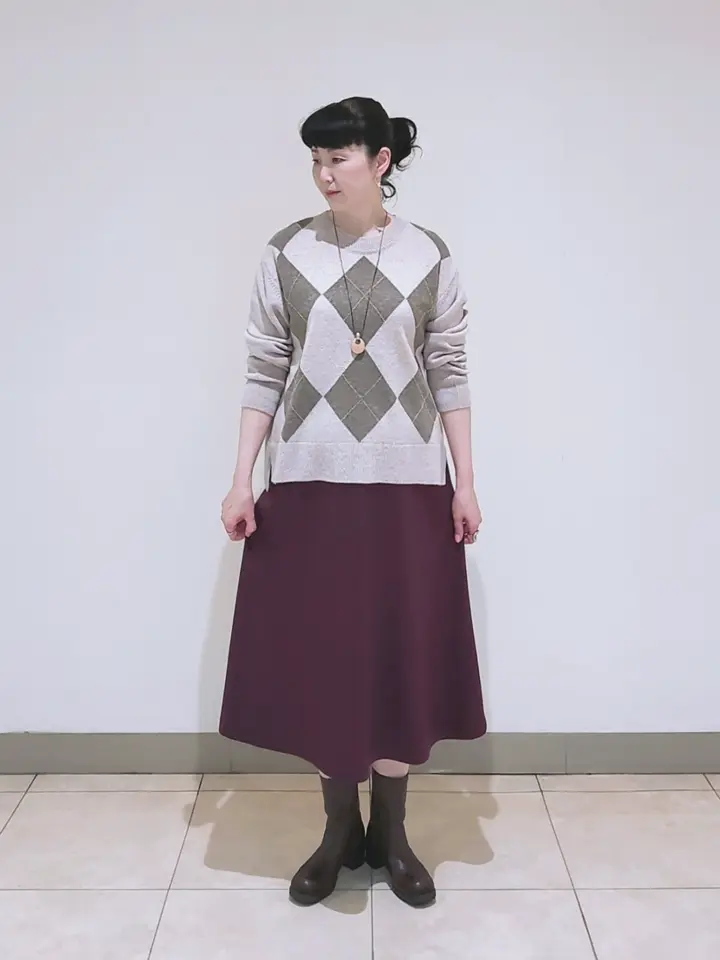 J.PRESS LADIES L スタッフ コーディネート画像