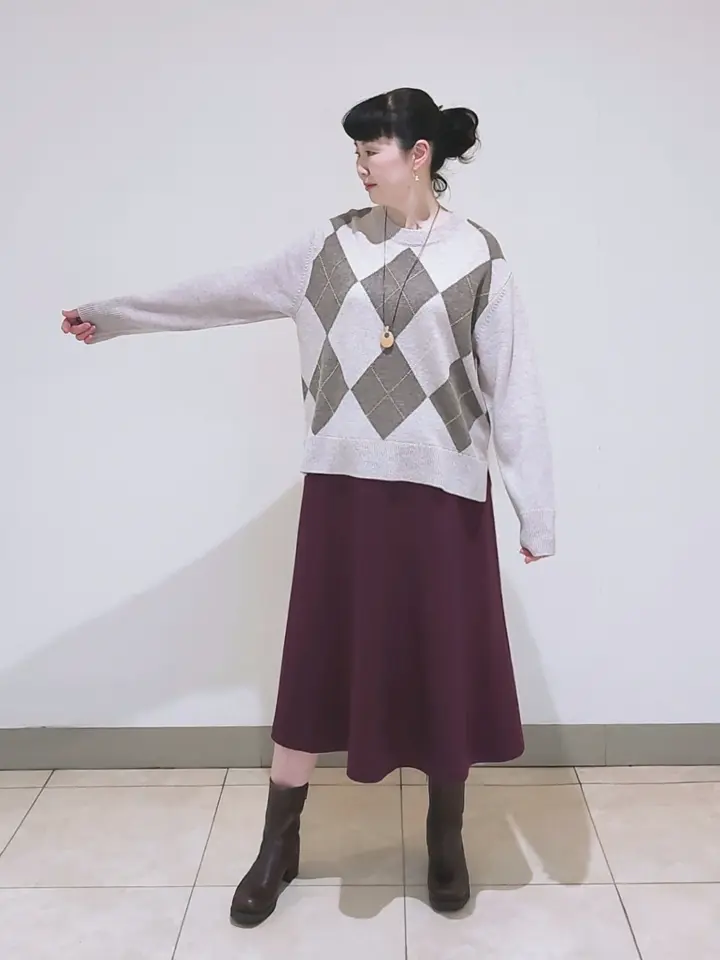 J.PRESS LADIES L スタッフ コーディネート画像