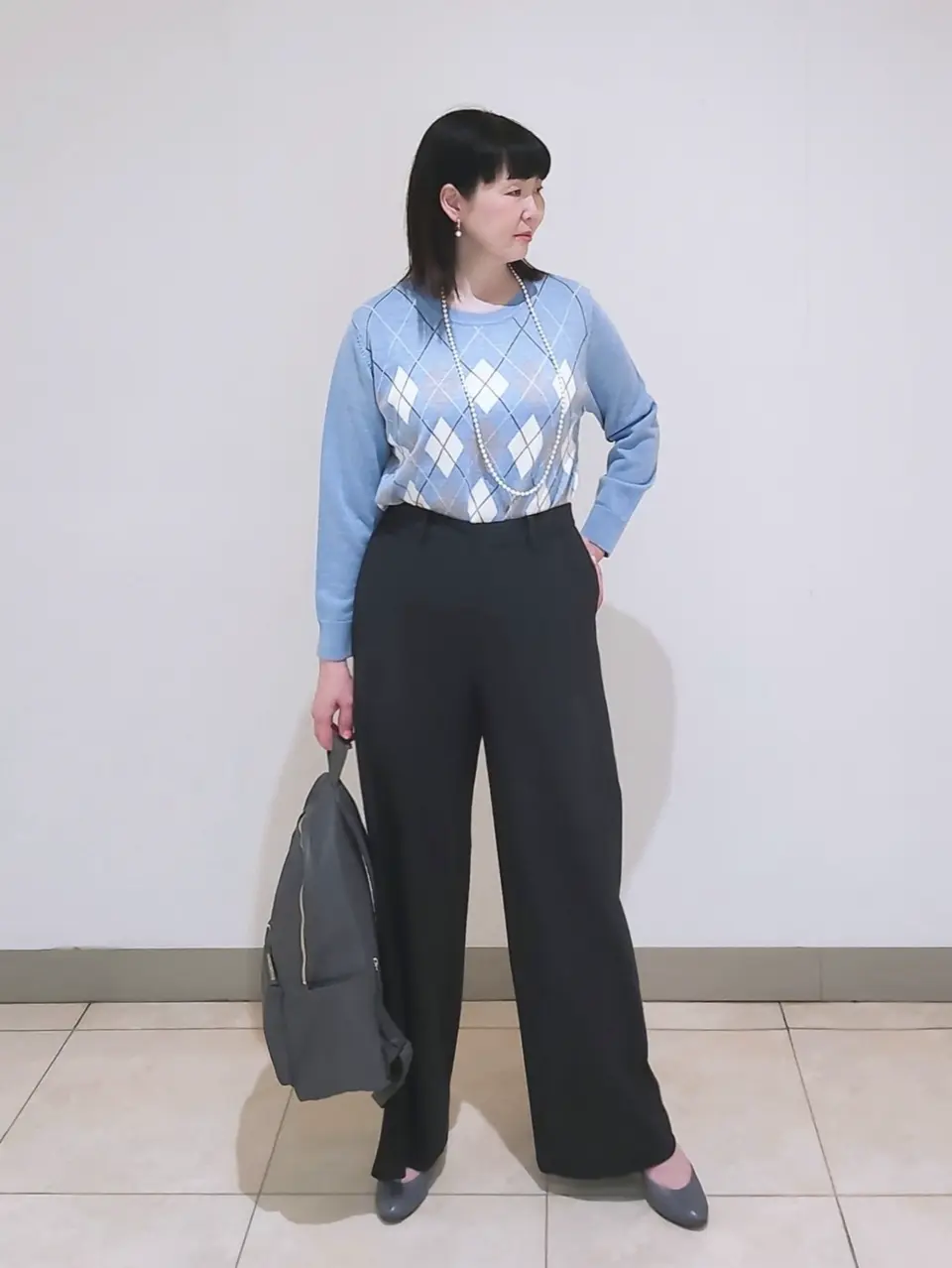 J.PRESS LADIES L スタッフ コーディネート画像