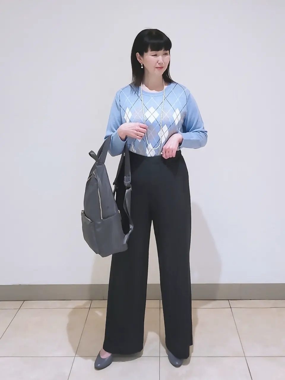 J.PRESS LADIES L スタッフ コーディネート画像