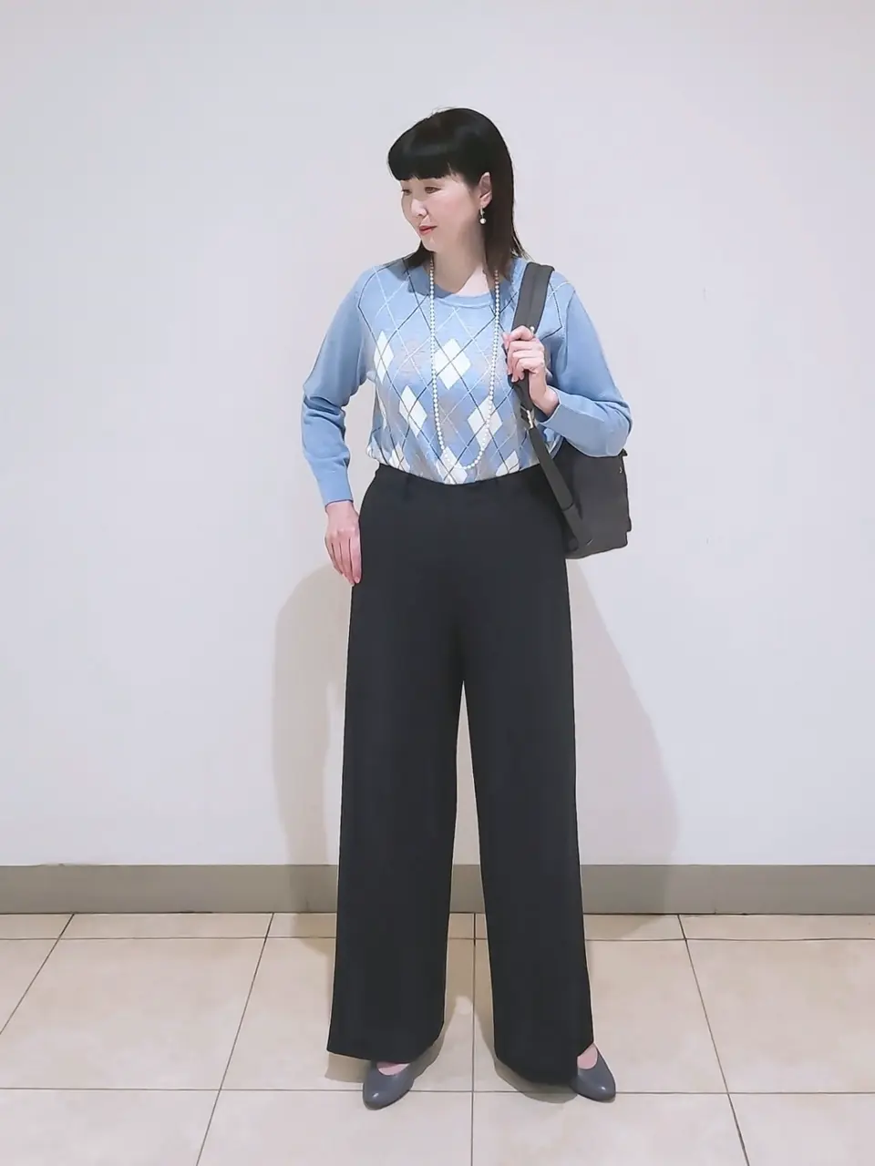 J.PRESS LADIES L スタッフ コーディネート画像