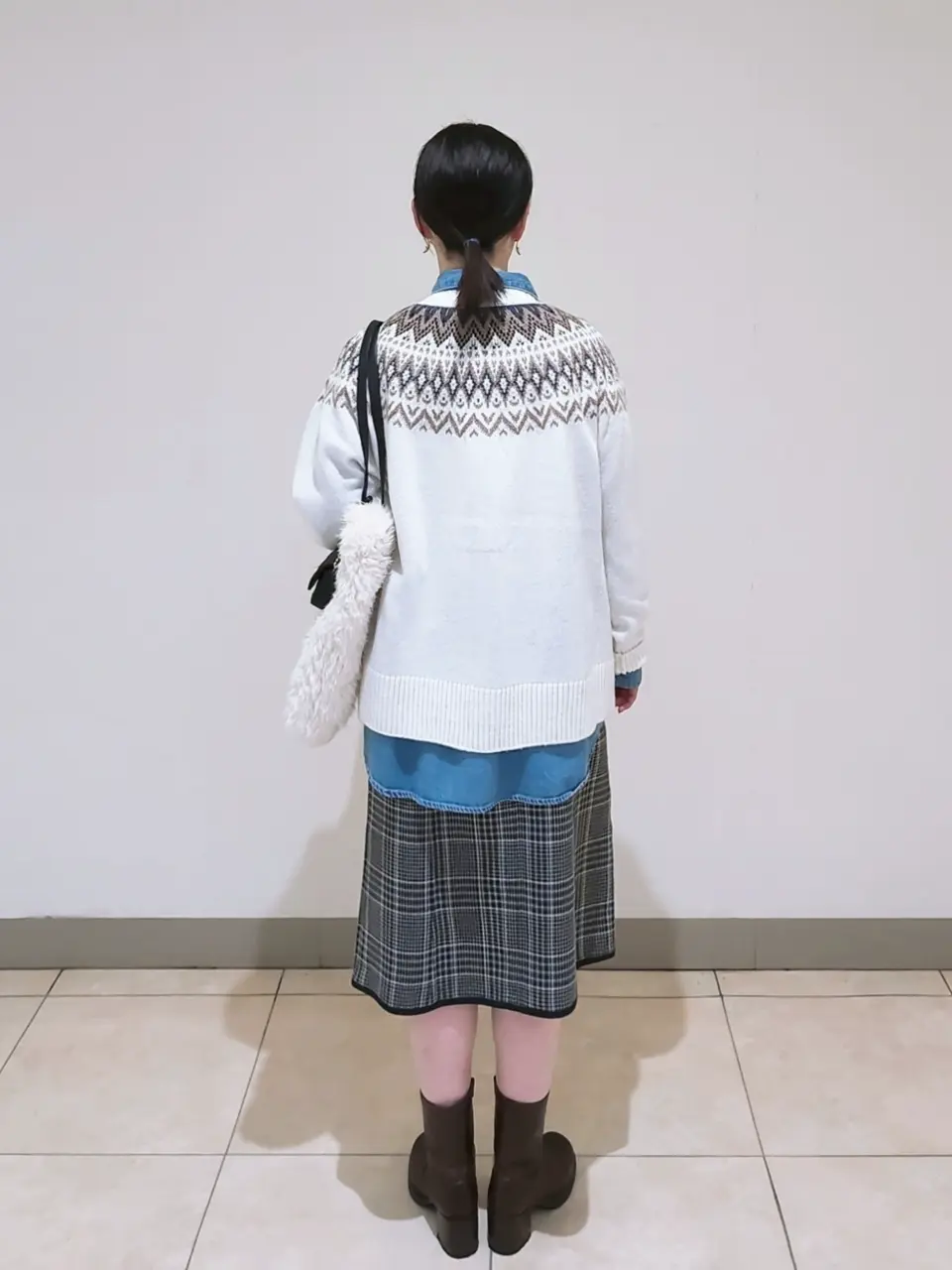 J.PRESS LADIES L スタッフ コーディネート画像