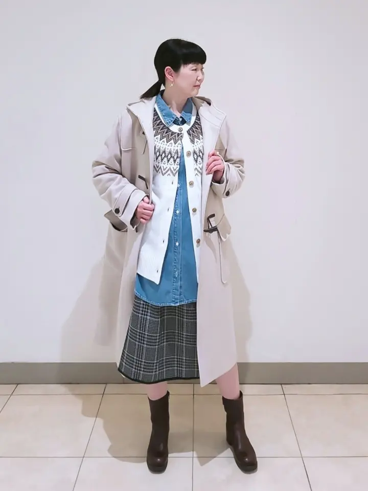 J.PRESS LADIES L スタッフ コーディネート画像