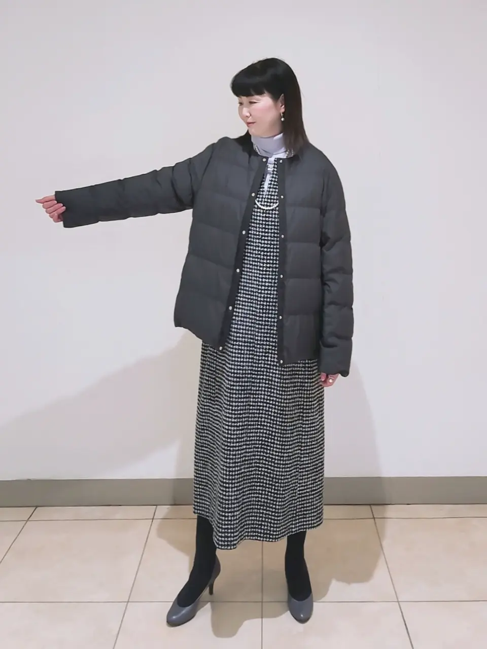 J.PRESS LADIES L スタッフ コーディネート画像