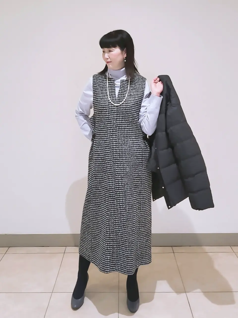 J.PRESS LADIES L スタッフ コーディネート画像