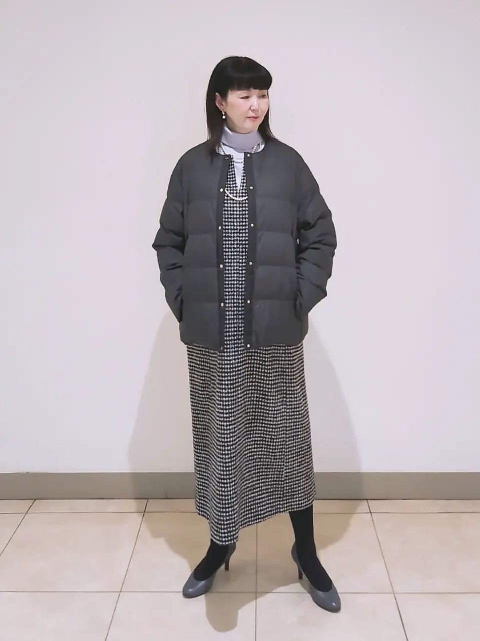 J.PRESS LADIES L スタッフ コーディネート画像