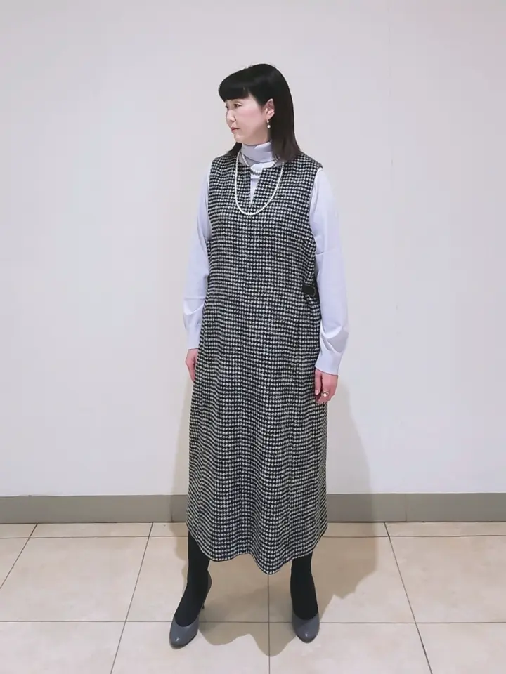 J.PRESS LADIES L スタッフ コーディネート画像