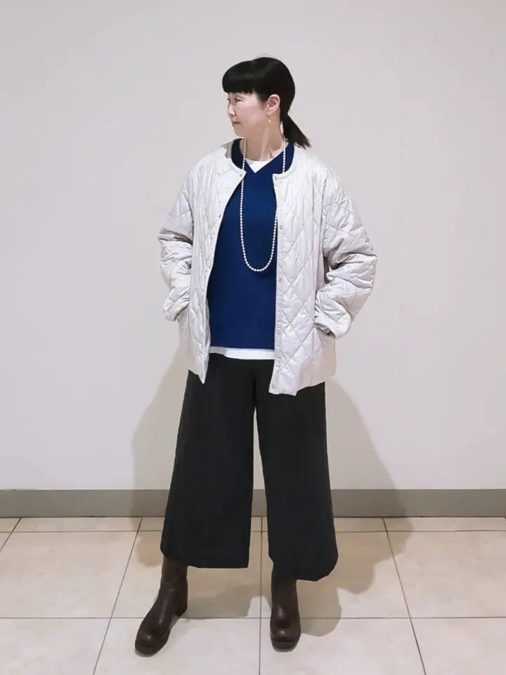 J.PRESS LADIES L スタッフ コーディネート画像