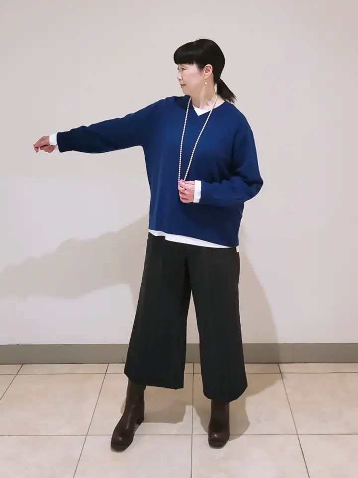 J.PRESS LADIES L スタッフ コーディネート画像