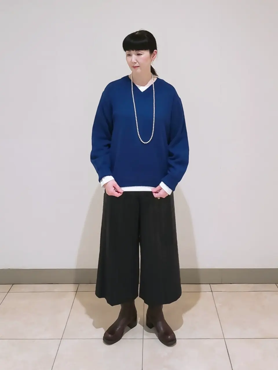 J.PRESS LADIES L スタッフ コーディネート画像