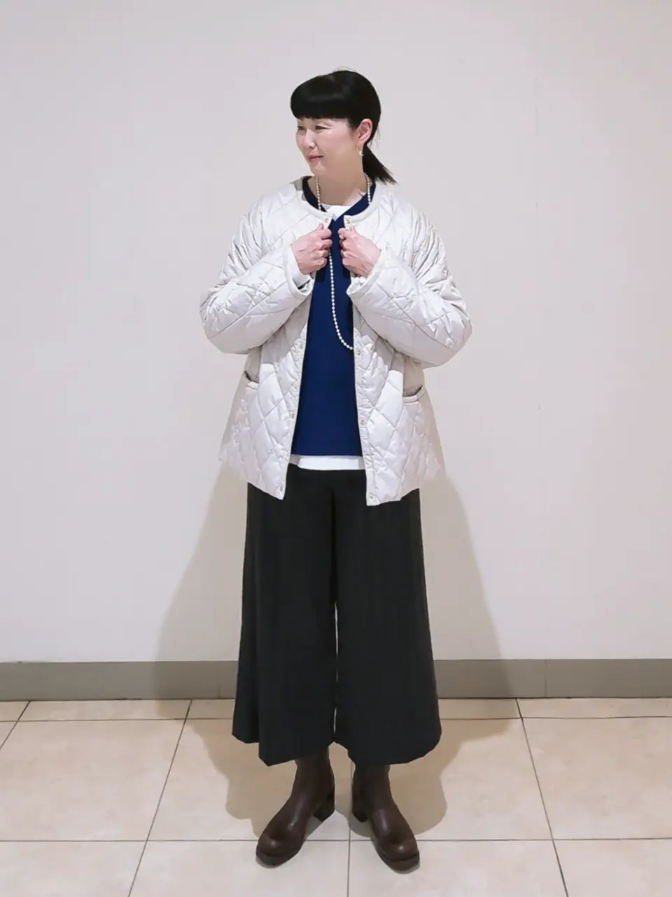 J.PRESS LADIES L スタッフ コーディネート画像