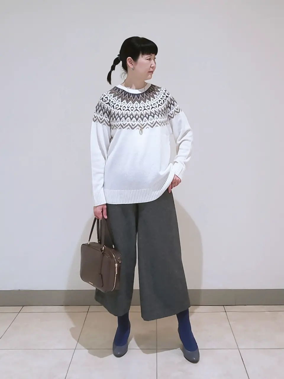 J.PRESS LADIES L スタッフ コーディネート画像