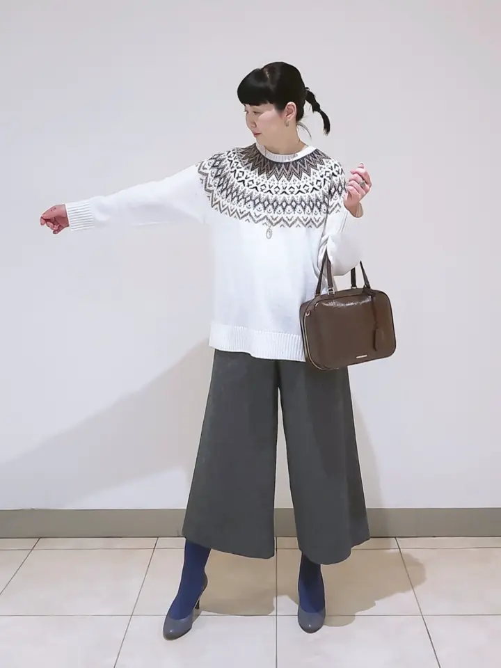 J.PRESS LADIES L スタッフ コーディネート画像