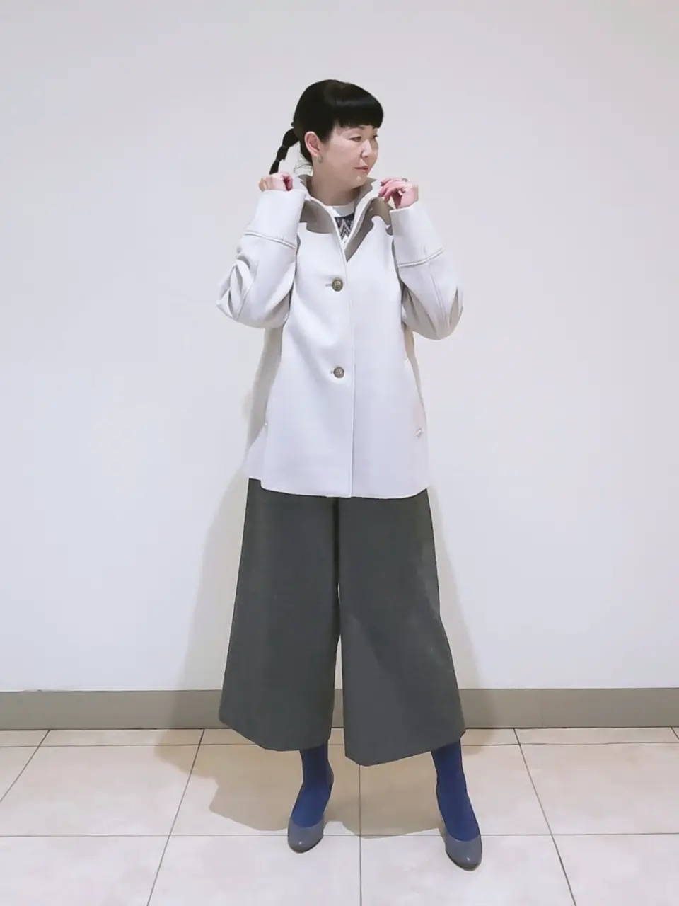 J.PRESS LADIES L スタッフ コーディネート画像