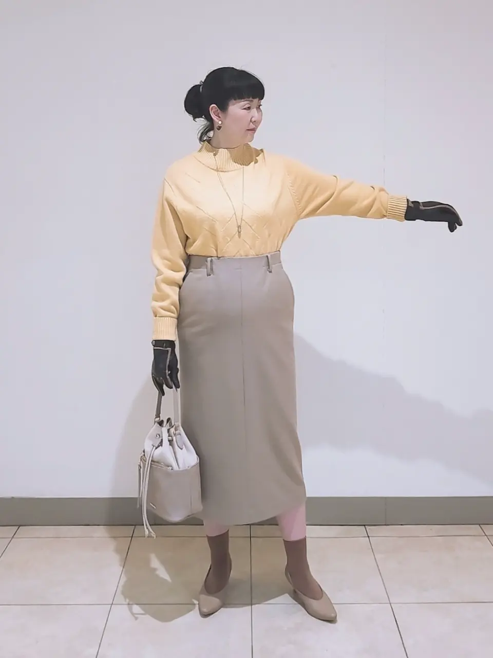 J.PRESS LADIES L スタッフ コーディネート画像