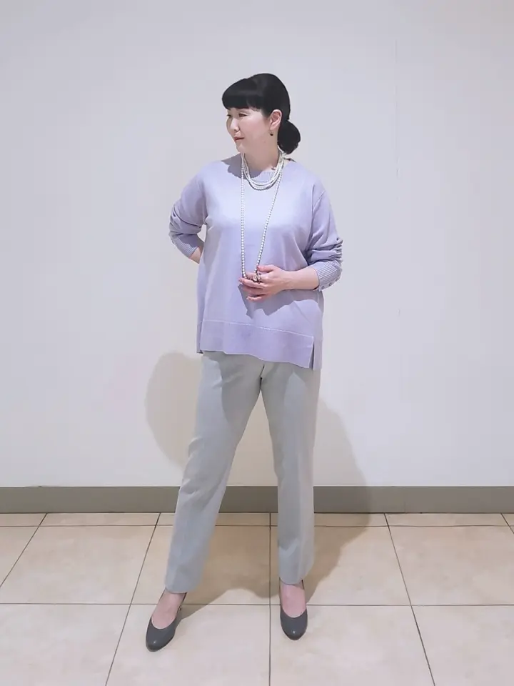 J.PRESS LADIES L スタッフ コーディネート画像