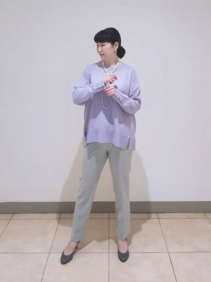 J.PRESS LADIES L スタッフ コーディネート画像