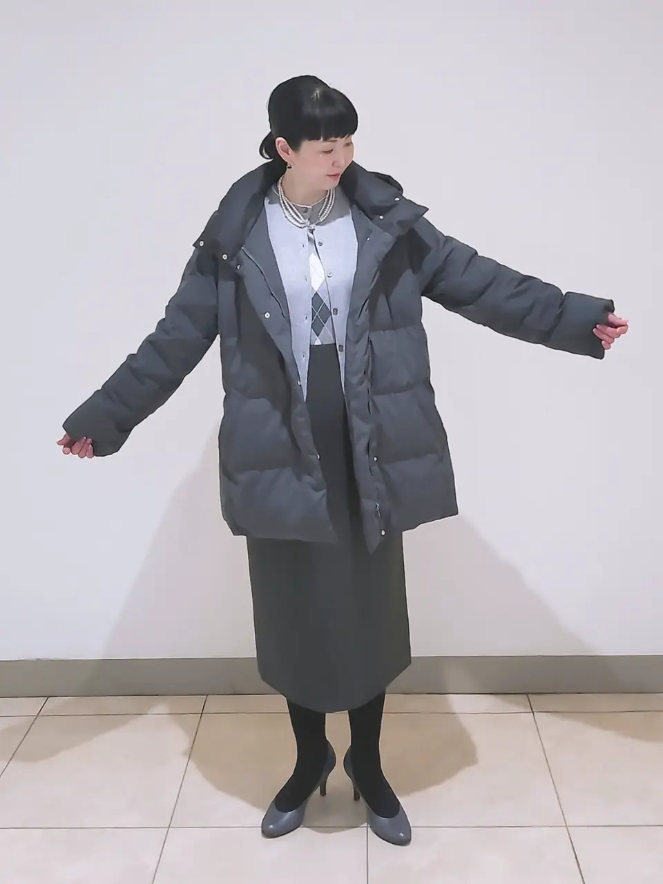 J.PRESS LADIES L スタッフ コーディネート画像