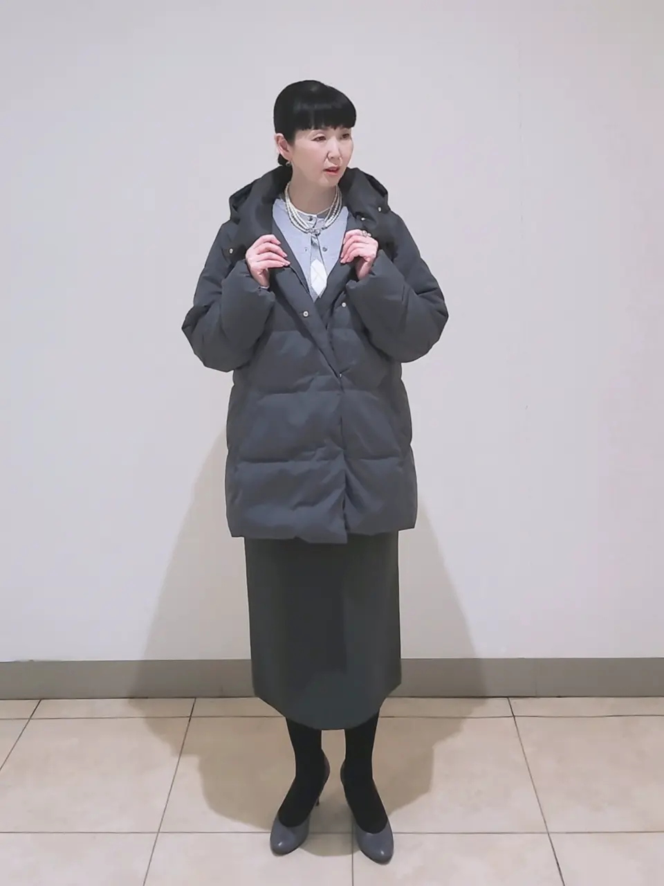 J.PRESS LADIES L スタッフ コーディネート画像