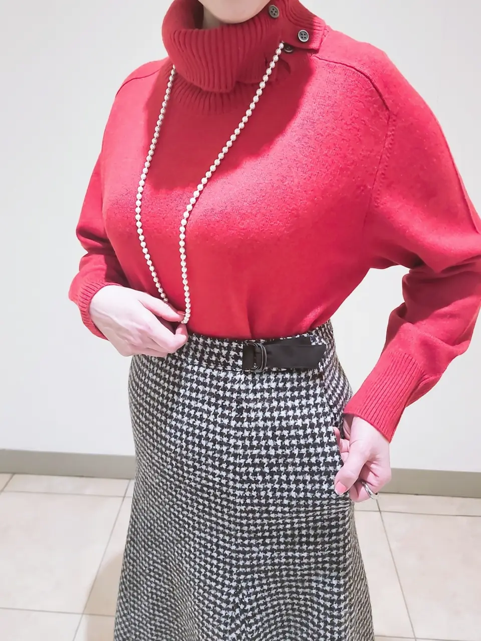 J.PRESS LADIES L スタッフ コーディネート画像