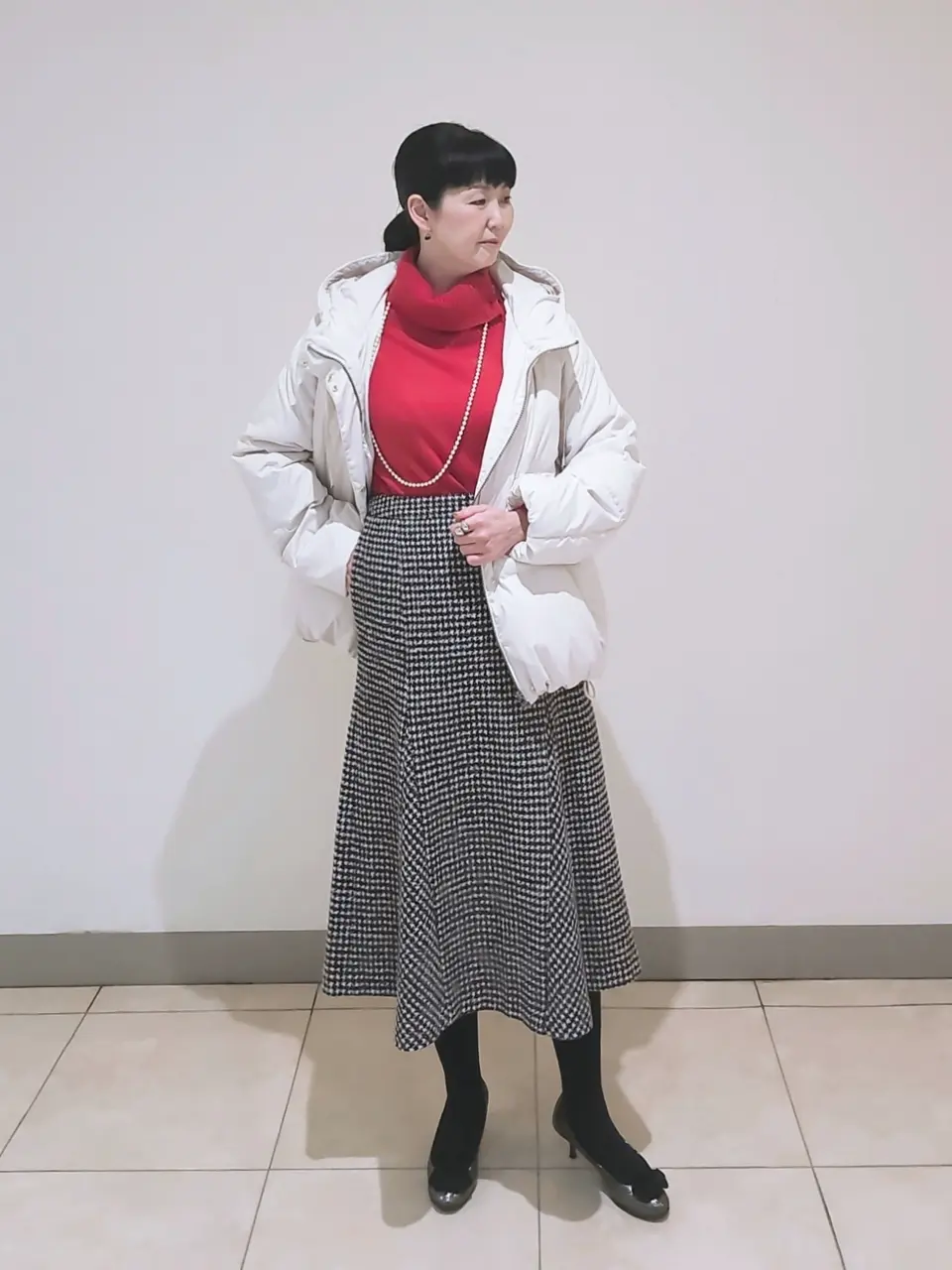 J.PRESS LADIES L スタッフ コーディネート画像