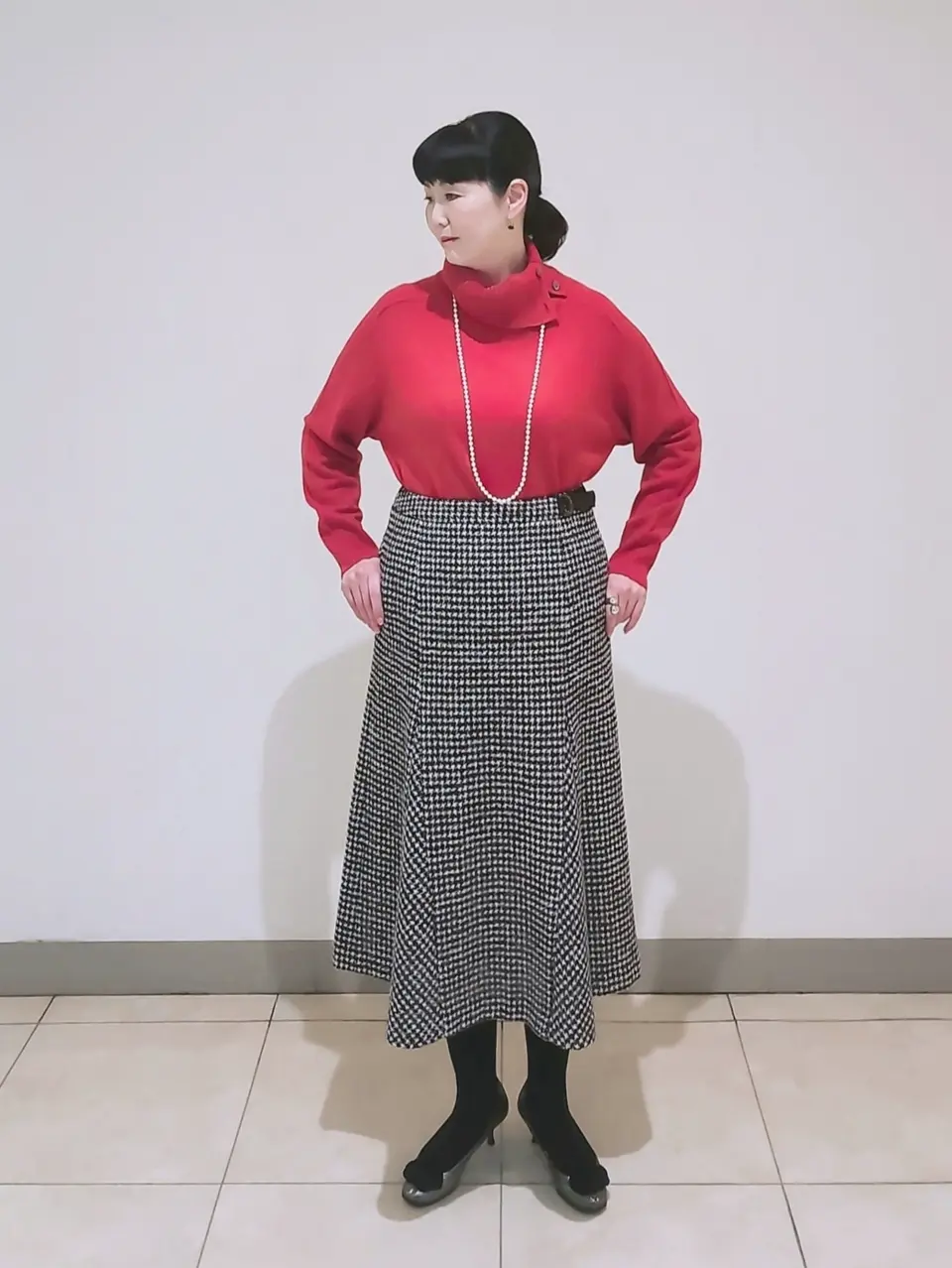 J.PRESS LADIES L スタッフ コーディネート画像