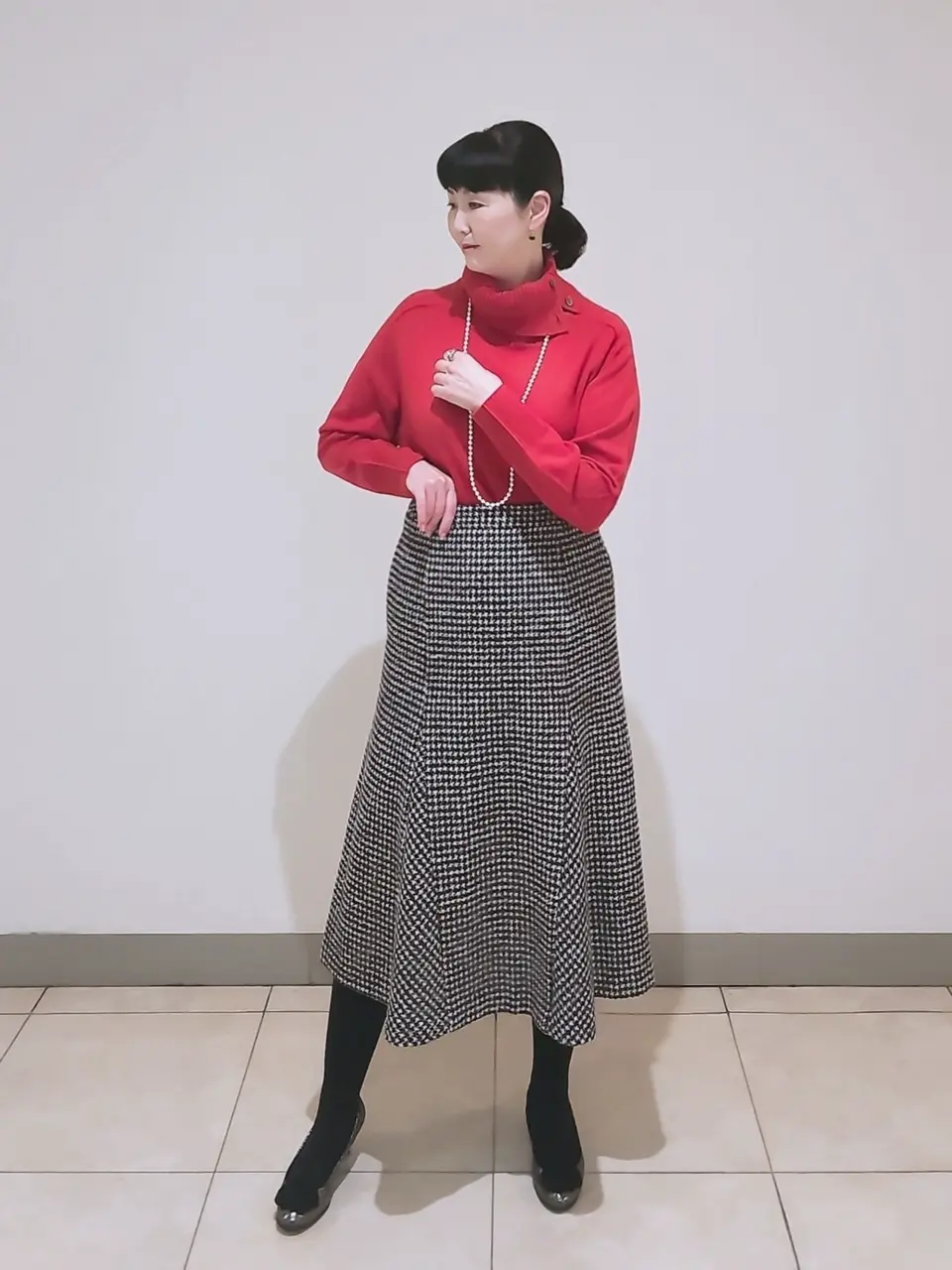 J.PRESS LADIES L スタッフ コーディネート画像