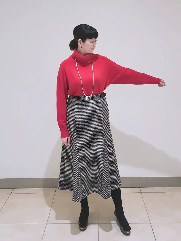 J.PRESS LADIES L スタッフ コーディネート画像