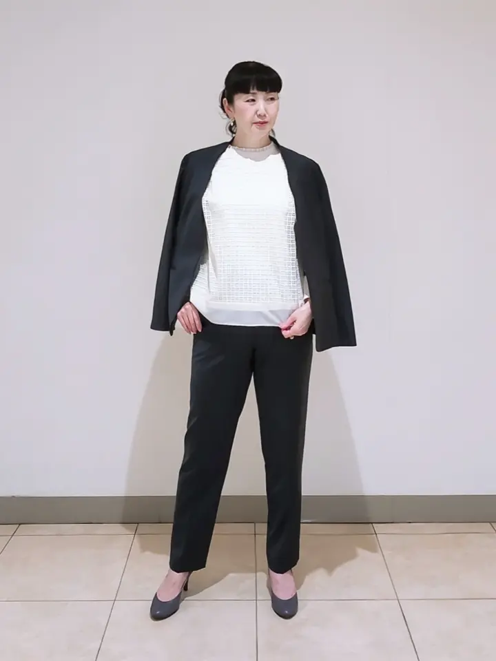 J.PRESS LADIES L スタッフ コーディネート画像