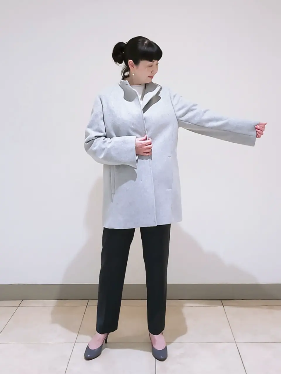 J.PRESS LADIES L スタッフ コーディネート画像