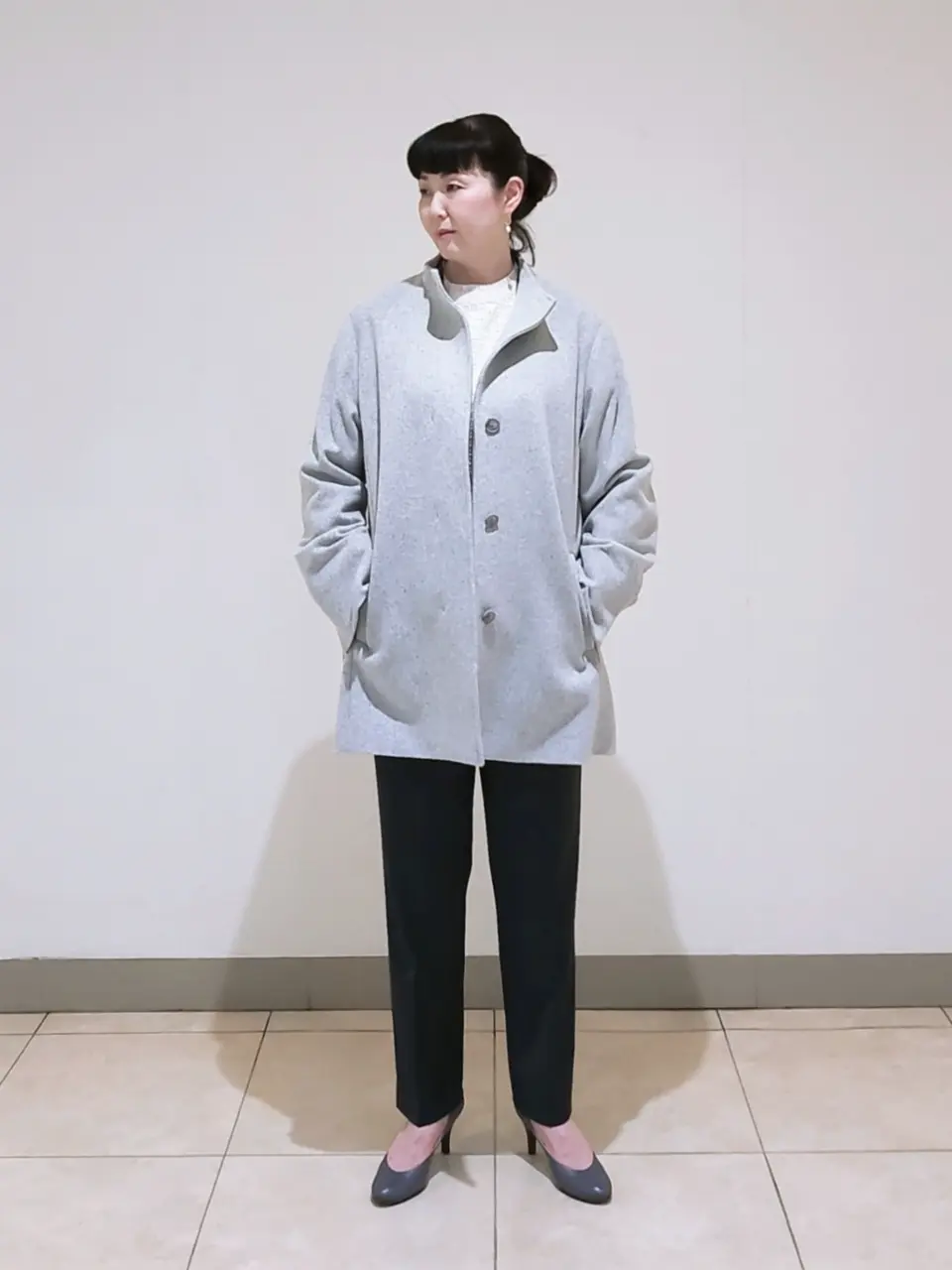 J.PRESS LADIES L スタッフ コーディネート画像