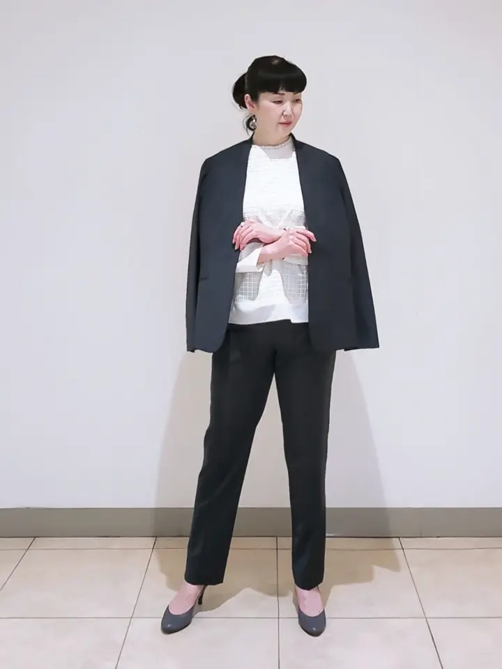 J.PRESS LADIES L スタッフ コーディネート画像