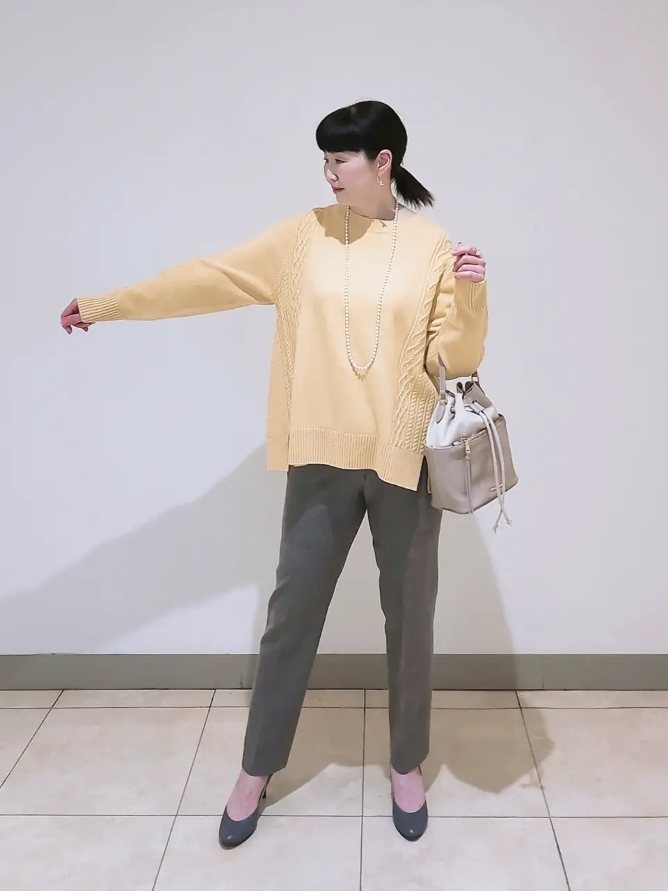 J.PRESS LADIES L スタッフ コーディネート画像