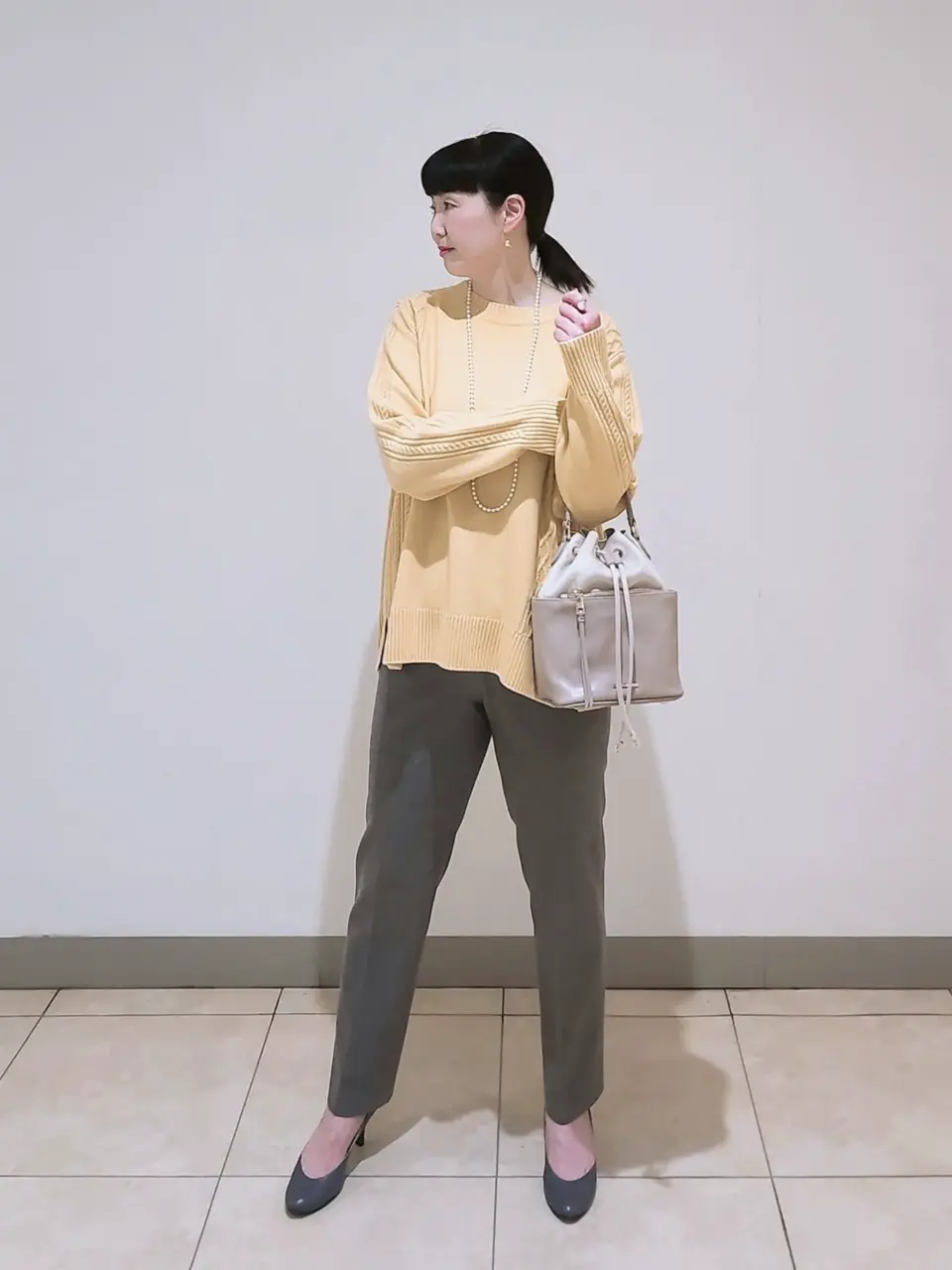 J.PRESS LADIES L スタッフ コーディネート画像