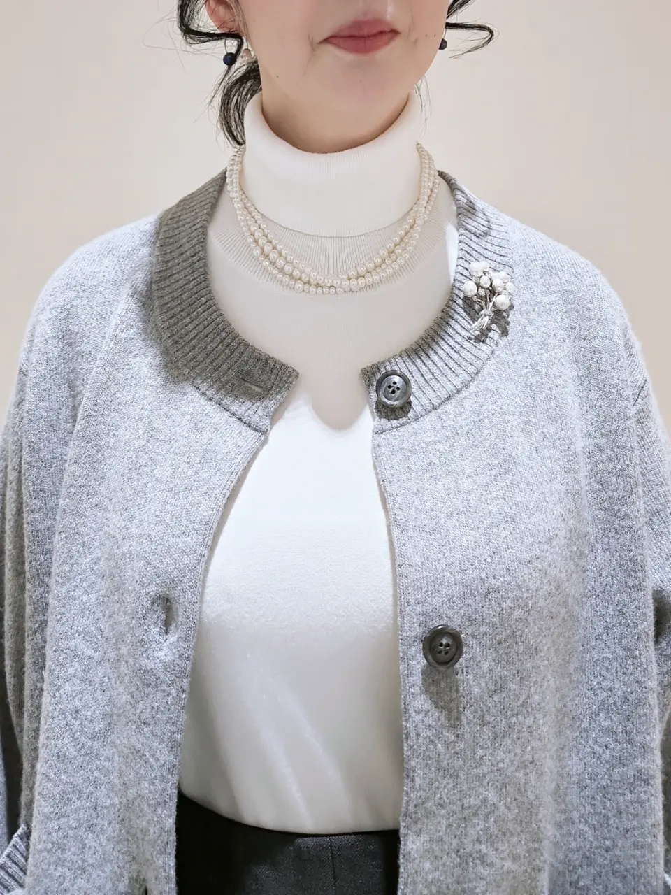 J.PRESS LADIES L スタッフ コーディネート画像