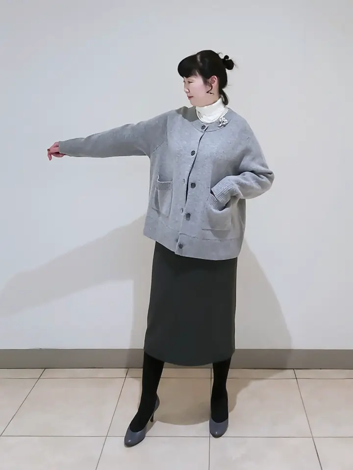 J.PRESS LADIES L スタッフ コーディネート画像