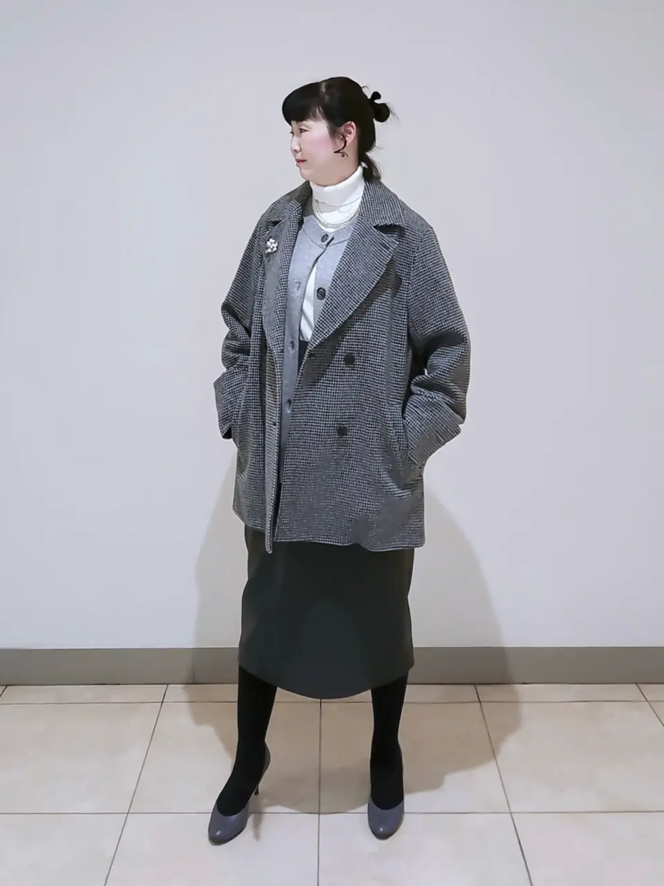 J.PRESS LADIES L スタッフ コーディネート画像