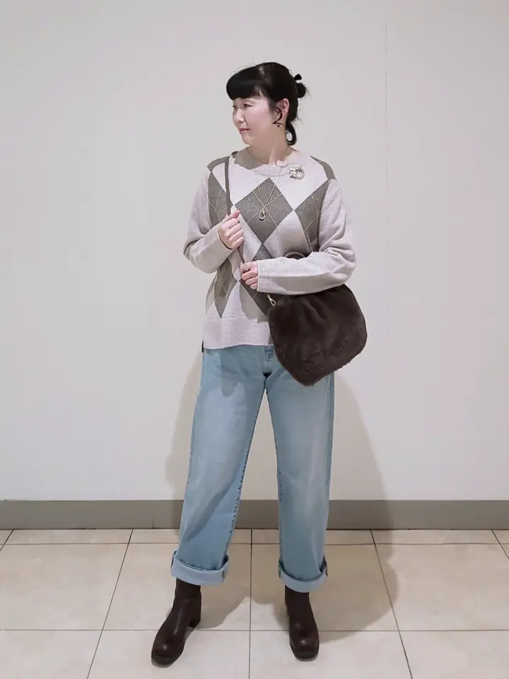 J.PRESS LADIES L スタッフ コーディネート画像