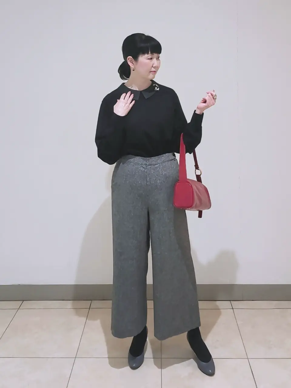 J.PRESS LADIES L スタッフ コーディネート画像