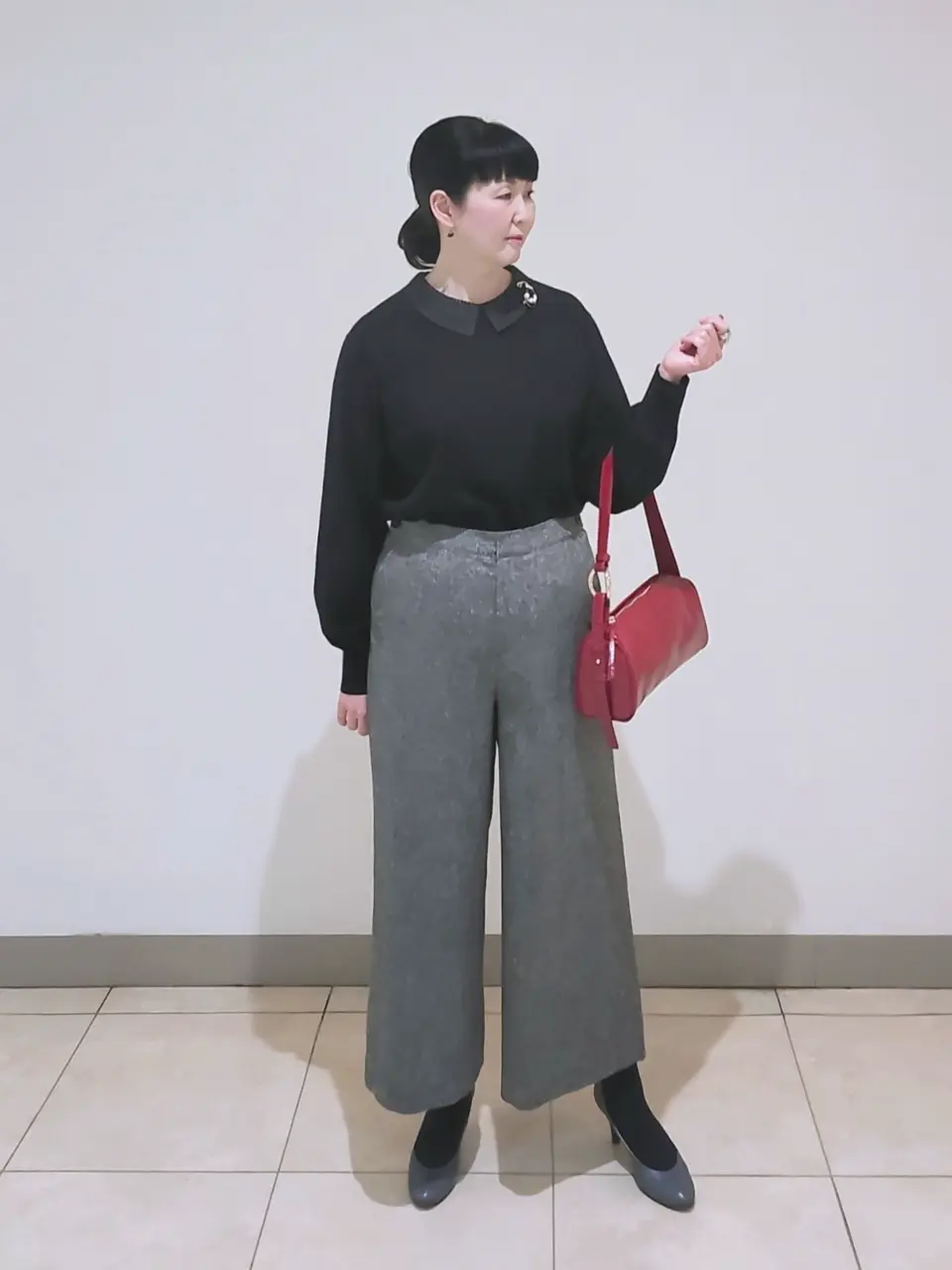 J.PRESS LADIES L スタッフ コーディネート画像