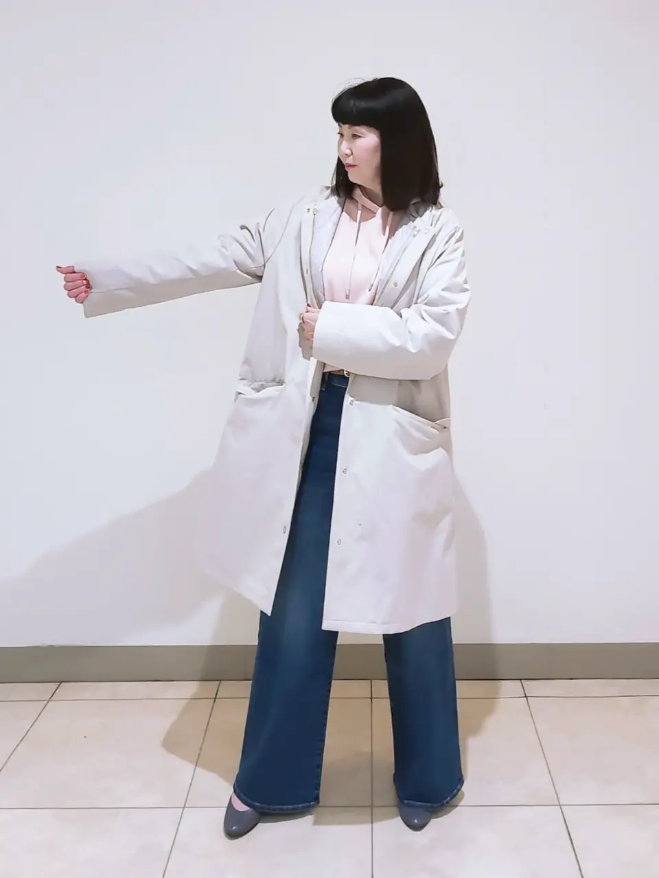 J.PRESS LADIES L スタッフ コーディネート画像