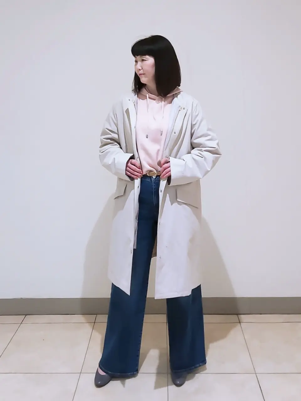 J.PRESS LADIES L スタッフ コーディネート画像