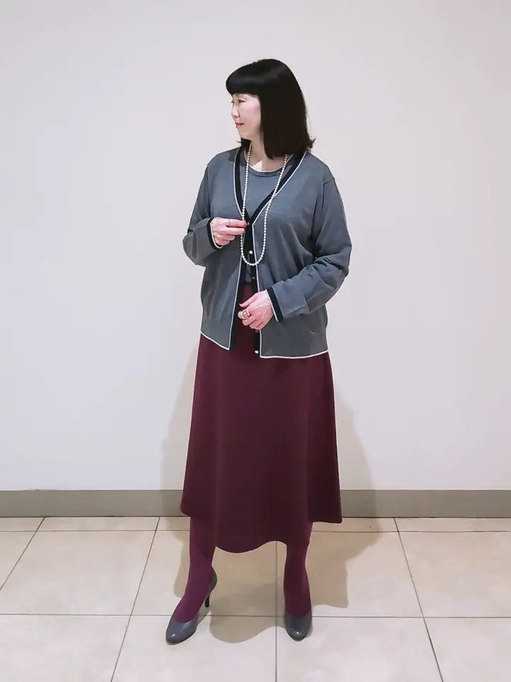 J.PRESS LADIES L スタッフ コーディネート画像